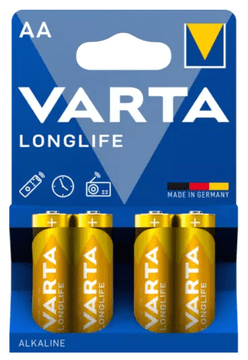 Varta Longlife AA baterije, alkalne, 1,5 V (4106101414)