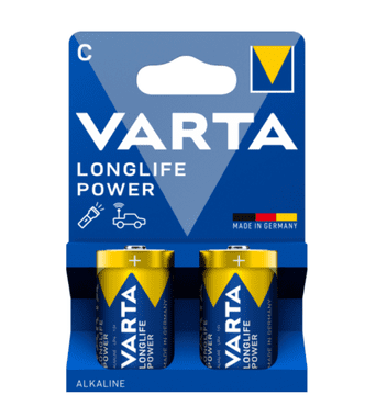 Varta Alkalne baterije Longlife Power C, 2 komada, 1,5 V (4914121422)