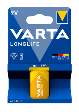 Varta Dugotrajna 9V alkalna baterija, 1 kom (4122101411)