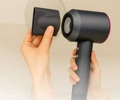 Alpina ionski sušilo za kosu, 3 postavke topline, 2 brzine, 1600 W, sivo