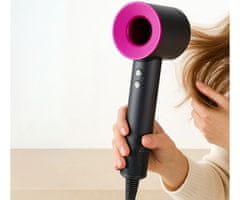 Alpina ionski sušilo za kosu, 3 postavke topline, 2 brzine, 1600 W, sivo