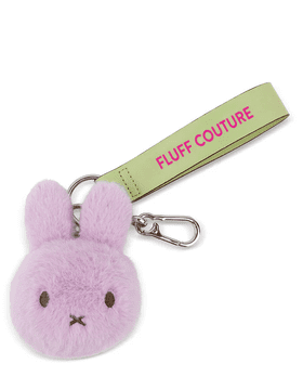Bon Ton Toys Miffy ECO Fuzzy privjesak za ključeve, 11 cm, ljubičasti (1081)