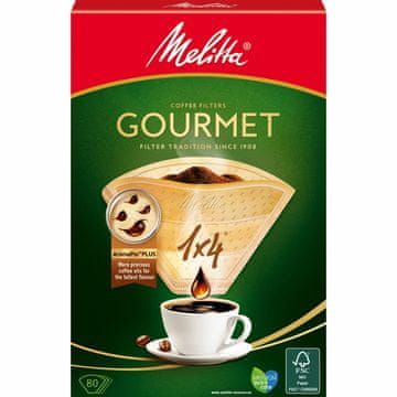 MELITTA Filter za kavu 1X4 Nebijeljeni 80 kom