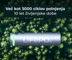 BLUETTI AC70 prijenosna stanica za punjenje, snaga 1000 W, baterija od 768 Wh, BMS sustav, crna