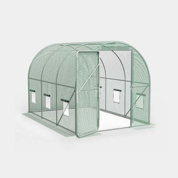 VonHaus staklenik s PE premazom, 200 x 200 x 300 cm (2502067)