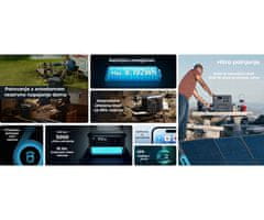 BLUETTI AC200L prijenosna stanica za punjenje, snaga 2400 W, baterija od 2048 Wh, BMS sustav, crna