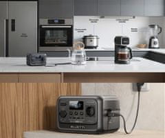 BLUETTI Prijenosna stanica za punjenje PREMIUM 30 V2, snaga 600 W, baterija od 288 Wh, BMS sustav, crna