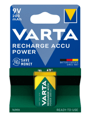 Varta punjiva baterija Power 1 9V 200 mAh R2U 56720101402, 1 komad