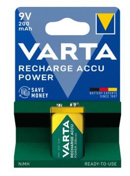 Varta punjiva baterija Power 1 9V 200 mAh R2U 56720101402, 1 komad