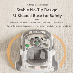 Tavalax Baby 3-u-1 dječja hodalica s edukativnim centrom za igru i pladnjem za hranjenje