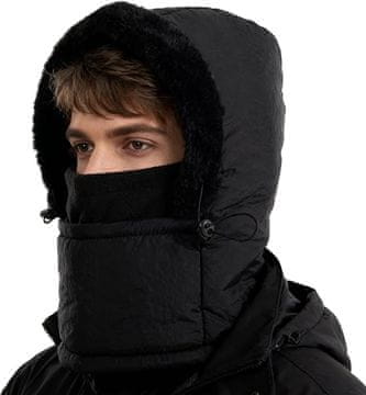 Netscroll Zimska kapa s maskom i šalom 3u1 za potpunu zaštitu od hladnoće i vjetra na otvorenom, MuffHat.