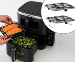 Alpina Dvostruka XXL friteza na vrući zrak, 11 l, 2800 W, crna