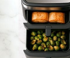 Alpina Dvostruka XXL friteza na vrući zrak, 11 l, 2800 W, crna