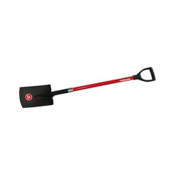 slomart Široka vrtna lopata Proline, ravna, kaljena, drška od stakloplastike, 1150mm