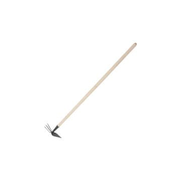 slomart Motika u obliku srca POLSKA, 3-zubna s drškom 110 cm