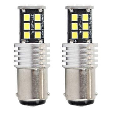 slomart AMiO LED žarulje Canbus 1157 BAY15D P21/5W (15xSMD 2835) - bijela 12/24V