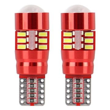 slomart AMiO LED žarulje Canbus T10 W5W (27xSMD 3014) - bijela 12/24V