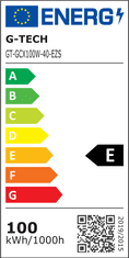 GTV G-TECH LED reflektor, 100 W, 8000 lm, 4000K, IP65 (GT-GCX100W-40)
