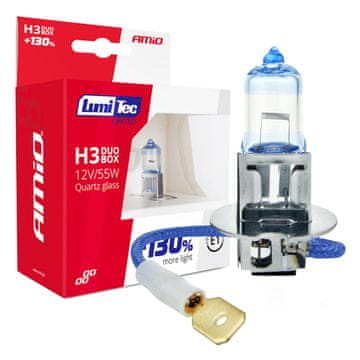 slomart AMiO H3 12V 55W LumiTec +130% žarulja, duo