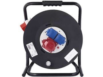 EMOS P19733 vanjski produžni kabel, 33 m, 3 utičnice, crni