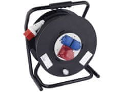 EMOS P19733 vanjski produžni kabel, 33 m, 3 utičnice, crni