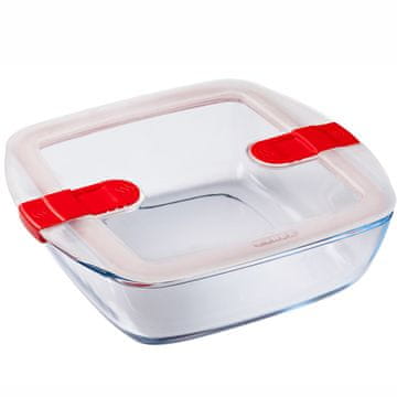 Pyrex Posuda za pečenje s poklopcem za mikrovalnu pećnicu 25x22cm/2,2L
