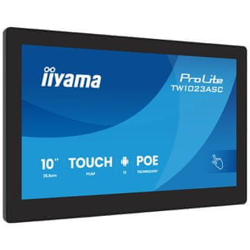 iiyama ProLite TW1023ASC-B3P 25,7cm (10,1") P-CAP Android informacijski monitor na dodir