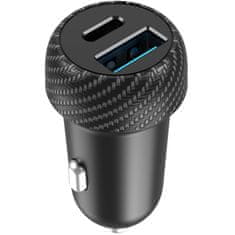 CELLY Auto punjač 1xUSB-C PD 1xUSB-A 35W