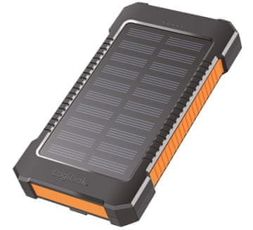 LogiLink Solarna powerbanka 6000mAh 2xUSB-A 10W