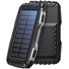 Denver PowerBank 20.000 mAh solarna ćelija crna