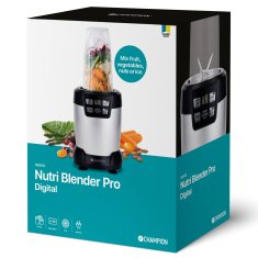 Champion Digitalni Blender hranjivih tvari, 1200 W, crno/srebrni