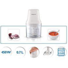 Philips Mini sjeckalica 450 W 0,7 l
