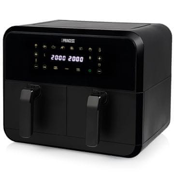 Princess Friteza na vrući zrak s dvostrukim košarama 2 x 4 L 2400 W