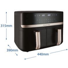 Russell Hobbs Friteza na vrući zrak s dvostrukim košarama 9 L