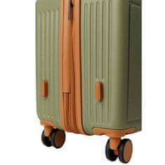 CAVALET srednji kofer ABS 65x45x27-31 cm pistacijasto zelene boje s TSA bravom