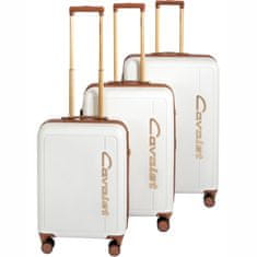 CAVALET Veliki kofer boje bjelokosti