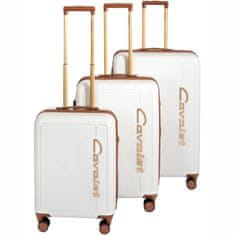 CAVALET Srednji kofer boje bjelokosti