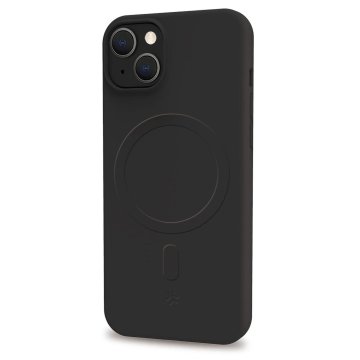 CELLY Mekana gumena maskica kompatibilna s MagSafeom crna