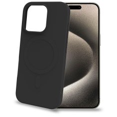 CELLY Mekana gumena maskica kompatibilna s MagSafeom crna