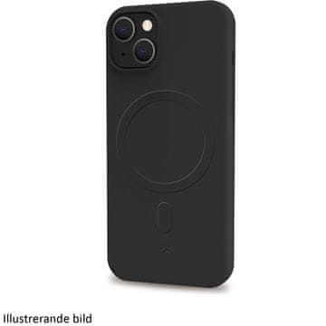 CELLY Magnetska mekana gumena maskica MagSafe crna