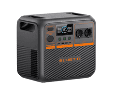BLUETTI PREMIUM 200 V2 prijenosna stanica za punjenje, 2600 W, 2074 Wh baterija, AI BMS sustav, crna