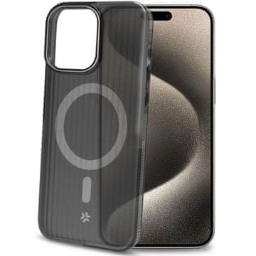 CELLY MagSafe mobilna kompatibilna futrola, poluprozirna crna