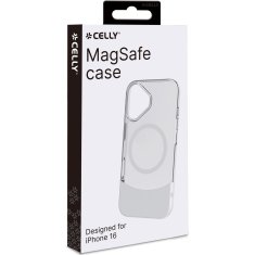 CELLY MagSafe mobilna kompatibilna maskica, crna, prozirna