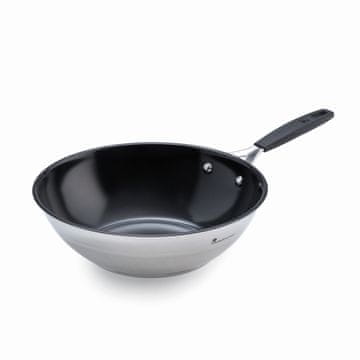 Masterpro WOK tava s neljepljivom površinom SMART 28 cm srebrna