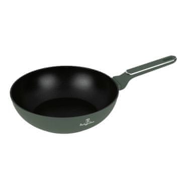 Berlingerhaus Duboka tava za prženje s titanskim premazom, 28 cm, Mat zelena kolekcija