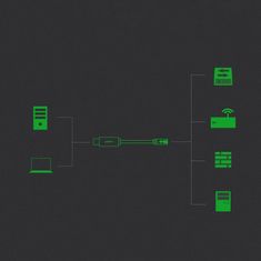 Ugreen Konzolni kabel USB - RJ45 adapter s upletenom paricom, ethernet 1,5 m, crni