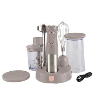 Berlingerhaus Baterijski ručni blender 200W Taupe kolekcija