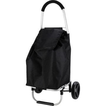 Excellent Houseware Kolica za kupovinu od 53 litre, crna