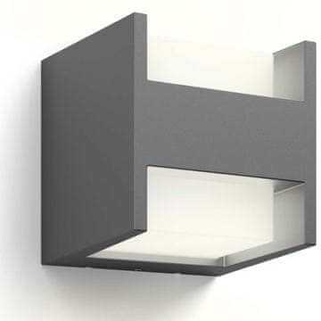 Philips Zidna lampa ultra učinkovita LED 2x3,8W 800lm antracit