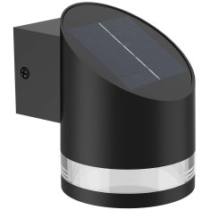 Philips Zidna svjetiljka s kutnim solarnim ćelijama ultra učinkovita LED 200lm crna